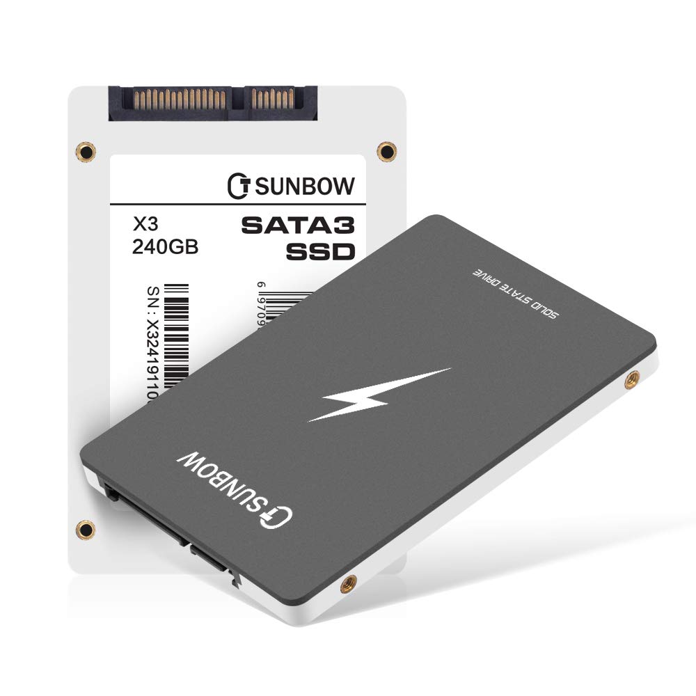 TCSUNBOW 240GB 250GB 256GB 2.5 Inch SSD With 256M Cache SATAIII